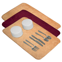 Kuber Industries Dish Dry Mat | Microfiber Self Drying Mat | Kitchen Drying Mat | Water Absorbent Kitchen Mat | Embossed Dish Dry Mat | 38x50 | Pack of 3 | Multicolor