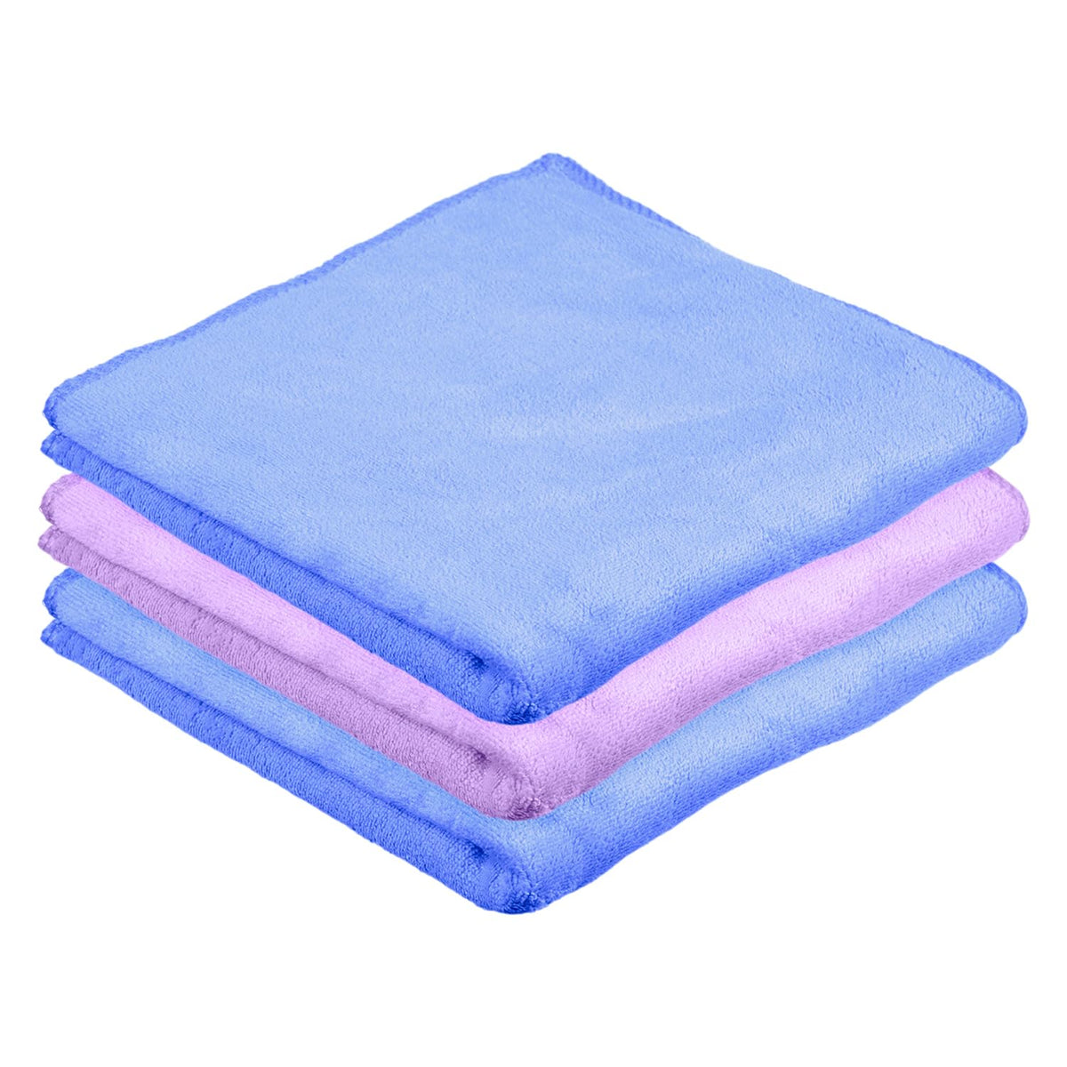Heart Home Cleaning Towel | Reusable Cleaning Cloths for Kitchen | Duster Towel for Home Cleaning | 400 GSM Cleaning Cloth Towel for Car | Bike | 50x70 | Pack of 3 | Multi