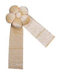 Kuber Industries Velvet 6 Pieces Curtain Tie Back Tassel Set (Gold)