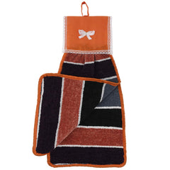 Kuber Industries Hanging Cotton 4 Pieces Cotton Washbasin Napkin/Hand Towel for Kitchen and Bathroom (Multi) - CTKTC45597