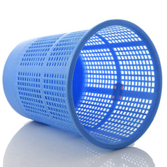 Kuber Industries Plastic 2 Pieces Mesh Dustbin Garbage Bin for Office use, School, Bedroom, Kids Room, Home, Multi Purpose,5 litres (Blue)
