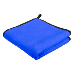 Kuber Industries Cleaning Towel | Reusable Cleaning Cloths for Kitchen | Duster Towel for Home Cleaning | 400 GSM Cleaning Cloth Towel with Hanging Loop | 40x60 | Blue