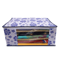 Kuber Industries 6 Piece Non Woven Saree Cover Set, Royal Blue,CTKNEW185