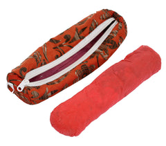 Kuber Industries Cotton 1 Rod Bangle Organizer For Watches, Bracelets, Bangles, Small Jewllery With Zipper - Pack of 4 (Assorted)