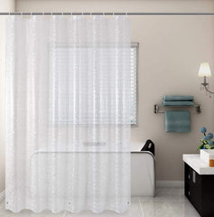 Kuber Industries 3D Coin Design PVC Transparent 0.20 MM AC Door Curtain(Width-54 Inches X Height-96 Inches) 8 Feet -KUBMART02989