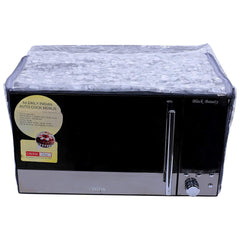 Heart Home 3D Stone Design PVC Transparent Microwave Oven Full Closure Cover for 25 Litre (Transparent) - CTHH07204