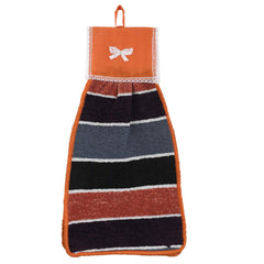 Kuber Industries Hanging Cotton Washbasin Napkin/Hand Towel for Kitchen and Bathroom (Multicolour, 6 Pieces) - CTKTC45602