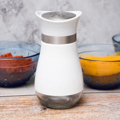 Heart Home Salt Shaker Box | Stainless Steel Pepper Shaker Box | Chilli Flakes Seasoning Sprinkler Box | Namak Daani | Dining Table Masala Box Dabbi | Pack of 3 | Multi