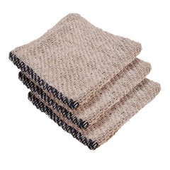 Kuber Industries Floor Cleaning Pocha | Plain Duster Cloth | Cotton Reusable Sweeping Cloth For Home | Kitchen | Large | 28x28 Inch | Pack of 3 | White