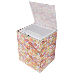 Heart Home Washing Machine Cover | Fruit Print Washing Machine Cover | PVC | Top Load Fully-Automatic Washing Machine Cover | Multi