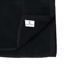 Kuber Industries Cotton Towel 400 GSM (Set of 1, Black)