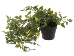 Kuber Industries Artificial Vine Plantswith Plastic Pot (Green) (KUBQMART011602)