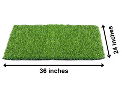 Kuber Industries 45 MM Artificial Grass for Balcony Or Doormat, Soft and Durable Plastic Turf Carpet Mat, Artificial Grass (24" X 36") Green (KUBMART011764)