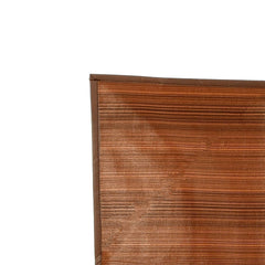 Kuber Industries Polyvinyl Chloride PVC Reversible Food Mat|Water Proof & Digital Floral Print|Bedsheet Protector (Brown, Pack of 1)