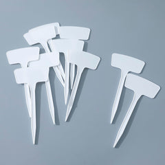 Kuber Industries Garden Tags/Plant Lables Tag|Markers lables for Garden Plant|Pack of 10 (White)