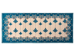 Heart Home Rectangular Floral Print Cotton Table Runner for Dining and Center Table, Wedding, Everyday Use, Dinner Parties (Green)-50HH01286