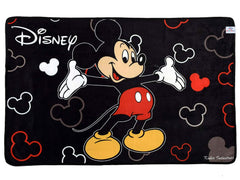 Heart Home Disney Printed Anti-Slip Durable Rubber Door Mat, Welcome Mat for Entryway,Patio,Garage, Outdoor, 23"x15"- Pack of 3 (Black)