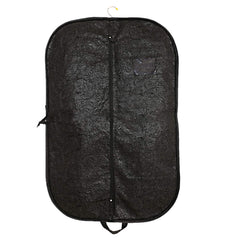 Kuber Industries Embossed Design 2 Pieces Foldable Non Woven Men's Coat Blazer Cover (Black) -CTKTC43460