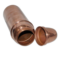 Kuber Industries 100 Percent Pure Handmade Copper Water Bottle, 800 ml, Copper