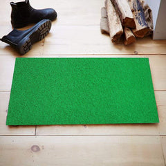 Fun Homes Rexene Rubber Anti Slip Door Mat 16" x24'' (Green)