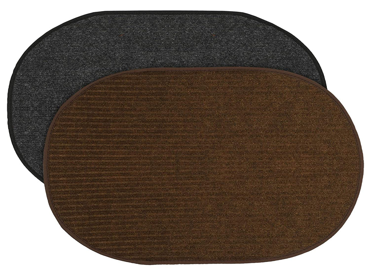 Kuber Industries 2 Piece Microfibre Door Mat Set - 23.6"x15.7", Multicolour
