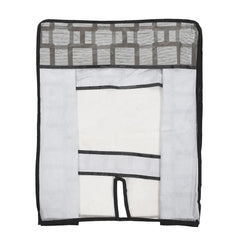 Heart Home PVC Squere Print Water Purifier RO Cover for Home & Kitchen (Blue) 54HH4145.