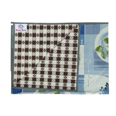 Heart Home Floral Print PVC Center Table Cover/Table Cloth for Home Decorative Luxurious 4 Seater, 60"x36" (Blue) 54HH4266.