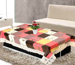 Kuber Industries 40"x60" Checked Design PVC Table Cover for Center Table and 4 Seater Center Table (Multi) (HS_36_KUBMART018492)