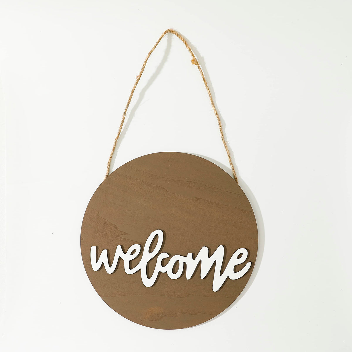 Kuber industries Door Decor Panel|Wall Hanging Wooden Frame Board|Decorative Items for Living Room, Bedroom, Entrance (Brown)