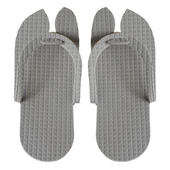 Heart Home Rubber Bathroom Slipper for Men & Women 6 Pair (Grey) 54HH4203.