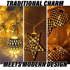 Kuber Industries Diwali Lights | Diwali String Light For Décor | Lights for Christmas | Lights for Navratri | Lights for Party | Lights for Indoor & Outdoor | Litchi String Lights | Golden