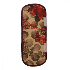 Kuber Industries Leaf Design Jute 2 Piece Fridge Handle Cover - Multicolour (CTKTC01119)