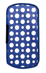 Kuber Industries Dots Design PVC 2 Pieces Fridge/Refrigerator Handle Cover (Sky Blue) CTKTC33597, Standard