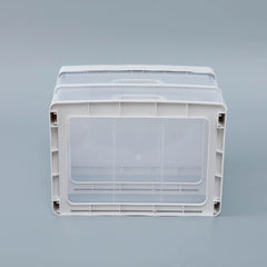 Kuber Industries 2 Layer Cabinet Drawer Box|Desktop Storage Box|Multi Drawer Storage Organizer| White