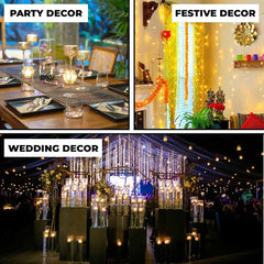 Urbane Home LED Candles for Home Decoration |Battey Operated |Flameless Yellow Light |Safe & Easy to Maintain |Diwali Lights for Home Decoration|B0-001,Pack of 24,(White)