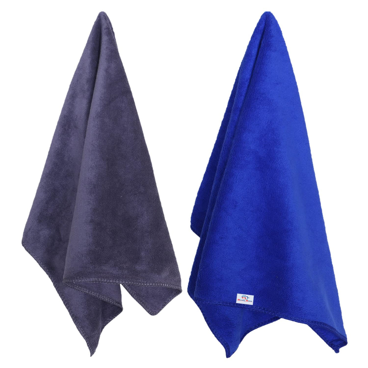 Heart Home Cleaning Cloths|Microfiber Highly Absorbent Wash Towels for Kitchen,Car,Window,24 x 16 Inch,Pack of 2 (Assorted)