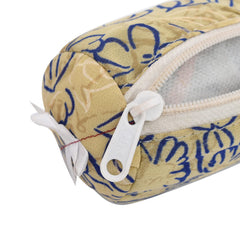 Kuber Industries Cotton 1 Rod Bangle Organizer For Watches, Bracelets, Bangles, Small Jewllery With Zipper - Pack of 4 (Assorted)