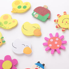 Kuber Industries Cute Fish Shape Fridge Magnets|Home Décor|Best Souvenir Gift|Pack of 48|Multi|