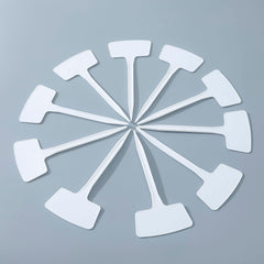 Kuber Industries Garden Tags/Plant Lables Tag|Markers lables for Garden Plant|Pack of 10 (White)