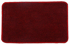 Kuber Industries Microfiber Anti Slip 4 Pieces Bath Mat 22"x14", Grey & Blue & Red & Brown - CTKTC39946
