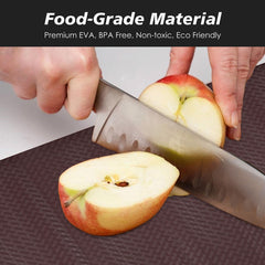 Heart Home Shelf Liner | Kitchen Cabinet Shelf Protector | Kitchen Liners for Cabinets and Drawers | Drawer Liner Mat | Self Check Shelf Liner Cabinet Mat | 3 MTR | Brown