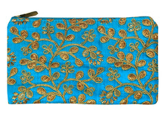 Kuber Industries Embroidery Hand Purse/Wallet For Women- Pack of 2 (Blue) (HS39KUBMART022033)