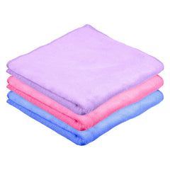Kuber Industries Cleaning Towel | Reusable Cleaning Cloths for Kitchen | Duster Towel for Home Cleaning | 400 GSM Cleaning Cloth Towel for Car | Bike | 50x70 | Pack of 3 | Multi