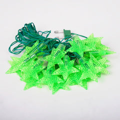 Kuber Industries Diwali Lights | 20 Stars Fairy Lights for Diwali | Christmas | Home Decoration | Indoor & outdoor | Diwali Lights for Decoration | Chota Star | Green