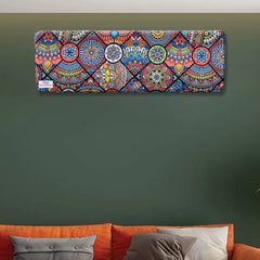 Heart Home AC Cover|Attractive Digital Print 1.5 Ton |All Weather Friendly|Stretchable Fabric & Elastic Closure, (Multicolor)