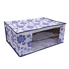 Kuber Industries 6 Piece Non Woven Saree Cover Set, Royal Blue,CTKNEW185