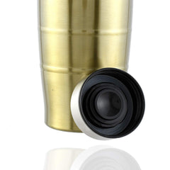 Kuber Industries Falcon Stainless Steel 2 Pieces Fridge Water Bottle/Refrigerator Bottle/Thunder, 1000 ML (Gold)-CTKTC43599