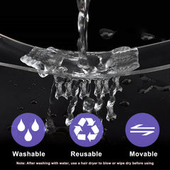 Heart Home Double-sided Tape | Acrylic High Bonding Foam Tape | PU Versatile Two-Sided Tape | Washable Adhesive Tape for Home Décor | 3 MTR | Pack of 2 | Transparent