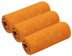 Kuber Industries 100% Cotton 3 Pieces Full Size Bath Towel 30"x60" (Yellow)-CTKTC29890