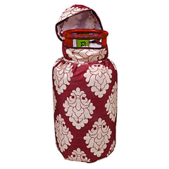 Kuber Industries Cotton 1 Piece Cylinder Cover (Maroon) -CTKTC6914, Standard (CTKTC06914)